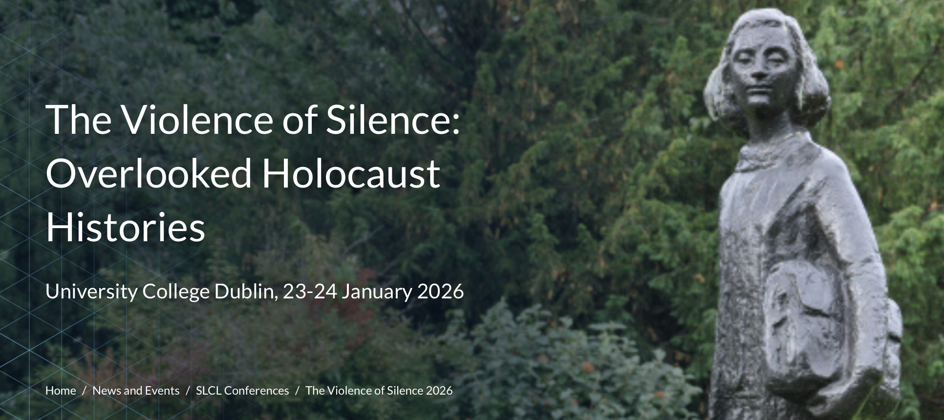The Violence of Silence conference explores the conscious and unconscious mechanisms through which silence functions as a transnational tool of exclusion, distortion, and, ultimately, continued violence. | Click the arrow for further details